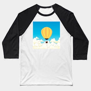 Hot Air Balloon Baseball T-Shirt